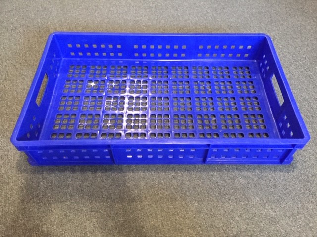 Stacking Container Perforated (765 x 445 x 125mm) (Used)